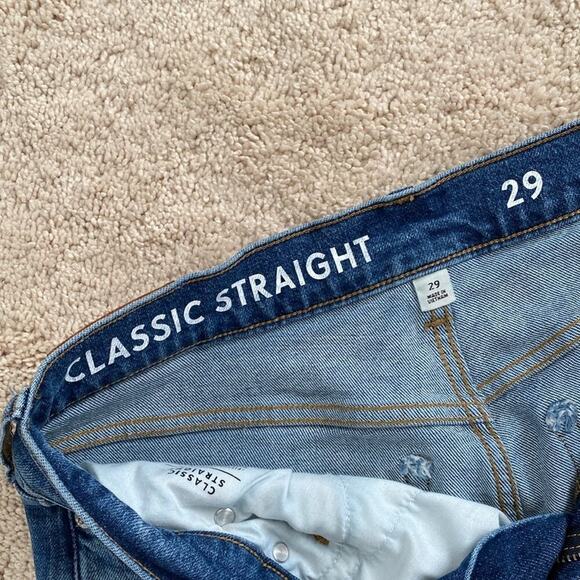 J Crew High-rise '90s classic straight-fit jean in Vesey Street Wash Size - Picture 6 of 12